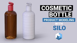 Product Subdivision Modeling #2: Cosmetic Bottle. Silo 3D Lathe Object Tool