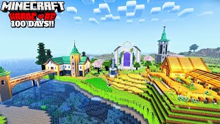 I Spend 100 DAYS In Minecraft Hardcore Bedrock Edition.