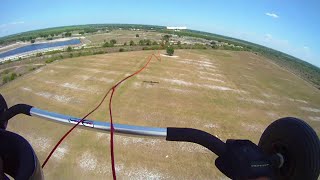 Hang Glider Aerotow Launch (POV) - Weak link break