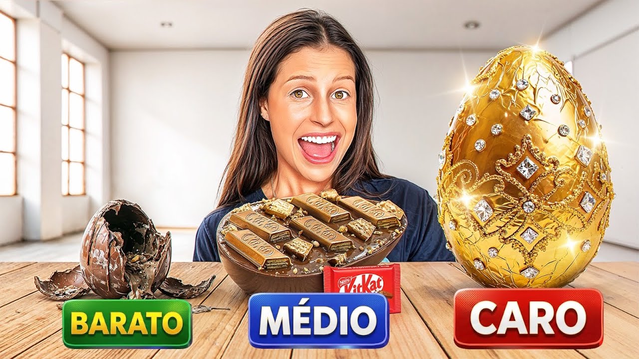 PÁSCOA CARA, MÉDIA E BARATA !! *Eu venci???