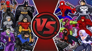 Batman Vs Spider-Man Total War Marvel Vs Dc Comics Avengers Vs Justice League Animation