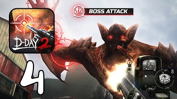 Zombie Hunter D-Day2 - ‏‏Gameplay walkthrough Part 4 (iOS, Android)