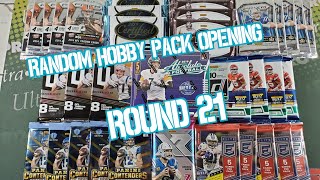 Random Football Card Hobby Pack Opening Round 21