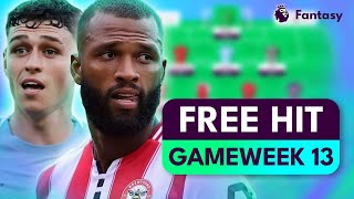 Fpl Gw13 My Free Hit Team Team Selection First Draft For Gameweek 13 202526