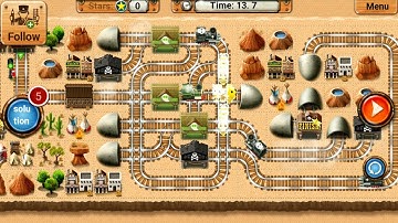 Rail Maze 2 Quick Gameplay - Train Puzzle Game - Android Gameplay #1978