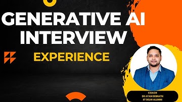 Generative AI Interview Questions | Real Interview Experience