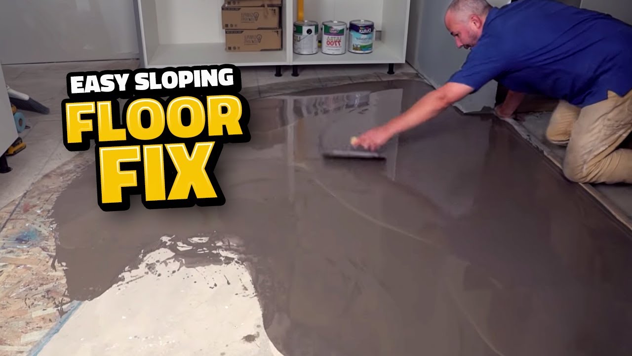 How To Level Your Floors You, Leveling Concrete Floor For Laminate Flooring
