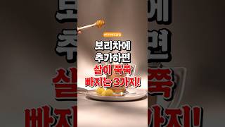 보리차에 추가하면 살이 쭉쭉 빠지는 3가지!