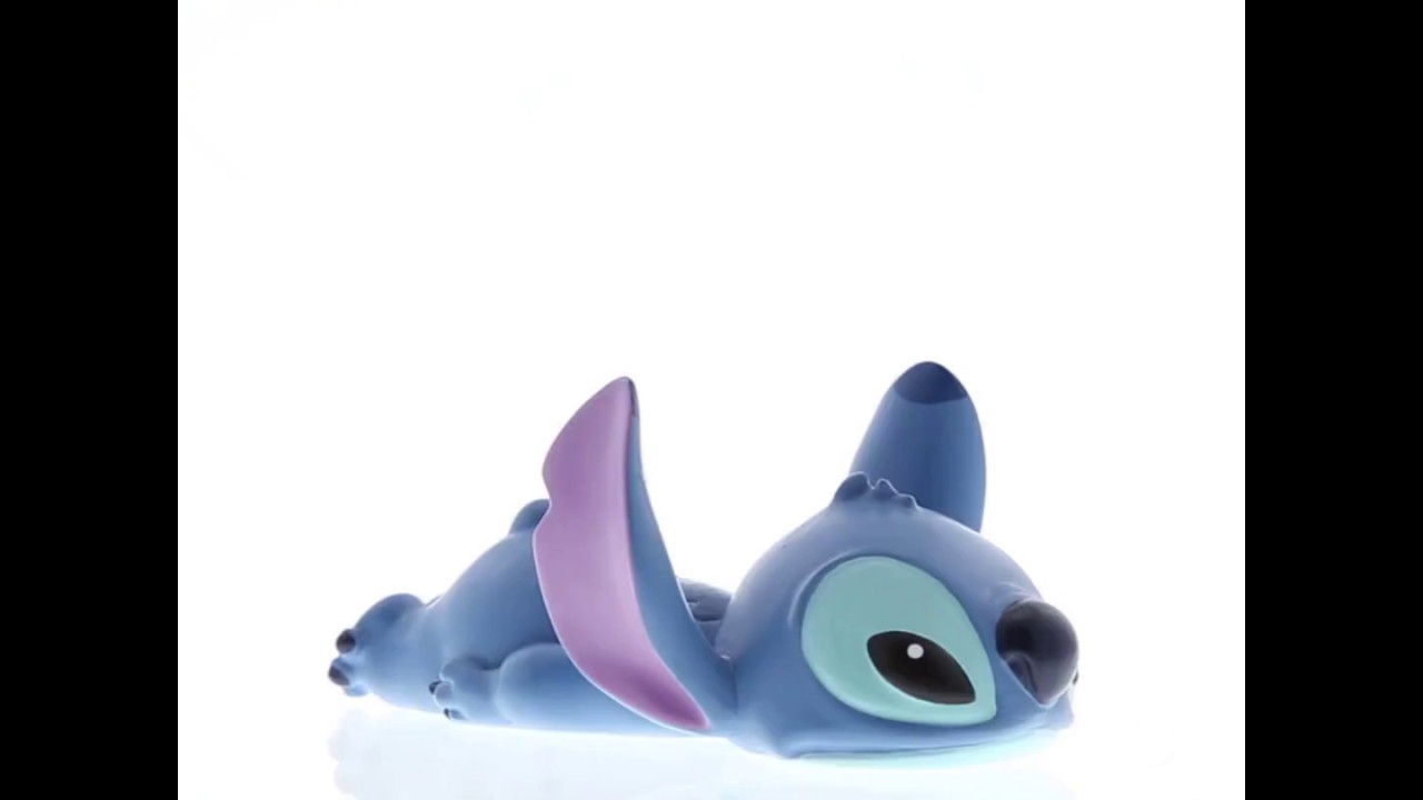 Disney Showcase Stitch Laying Down Mini Figurine 6002189 New