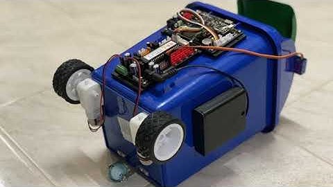 รถเก็บขยะอัตโนมัติ (บอร์ด IPST WiFi , iKB-1, แอพ Blynk)