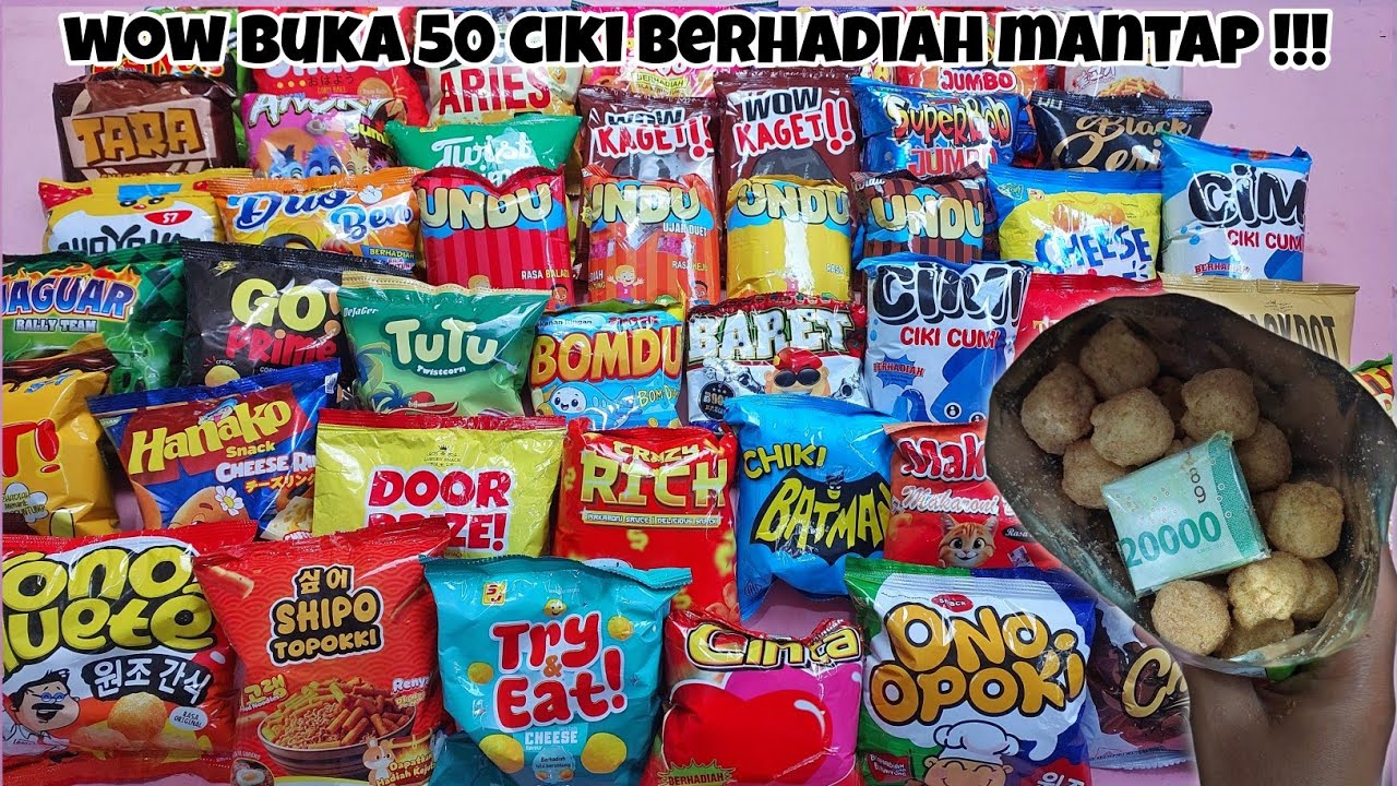 Ciki Rame Rame WOW RAME BANGET BUKA 50 BUNGKUS CIKI ERHADIAH SEMUA - YouTube