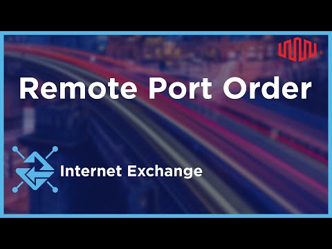 Remote Port Order in Equinix Internet Exchange