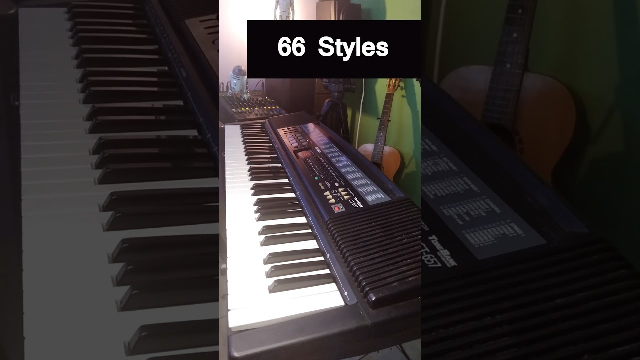 CASIO CT 657 - YouTube