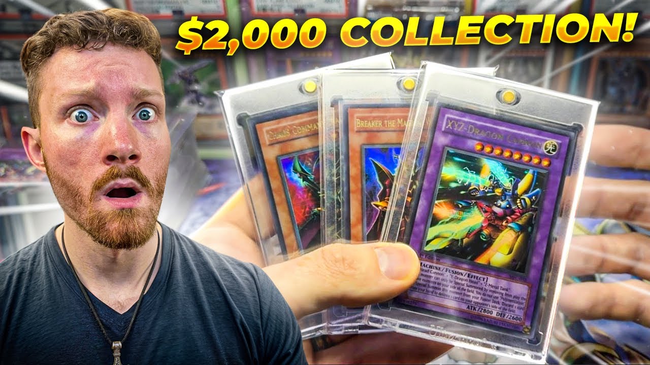 Revealing the Contents of a $2,000 Vintage Yugioh Collection FULL