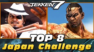 Tekken 7 - Japan Challenge - TOP 8 feat.Rangchu, Hakaioh, Jyotaro, Gen