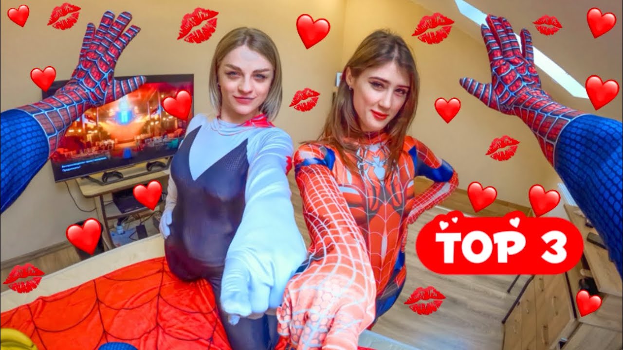 BEST TOP 3 CRAZY SPIDER-GWEN WILL NOT LEAVE SPIDER-MAN ALONE (Love Parkour POV)