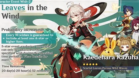 Wising on Kazuha Banner with 80 Fates!