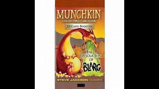 Munchkin: TCG - Desolation of Blarg  -- Booster Box opening Part 1
