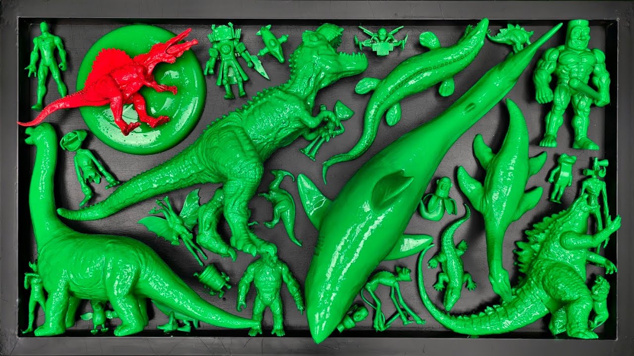 Dinosaurus Jurassic World Dominion: T-rex/Brachiosaurus/Skibidi/Spider-Man/KingKong/Tung Tung Sahur