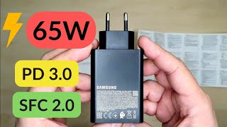 Розпаковка Samsung Power Adapter Trio EP-T6530NBEGEU (no voice)