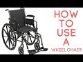 How to use a standard wheelchair