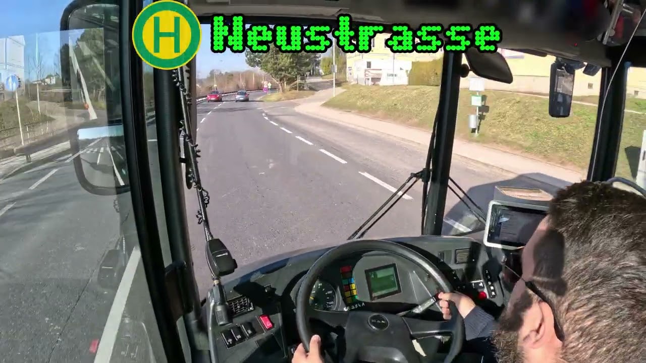 Busfahrer POV: Linie 2B - Krankenhaus (Stadtbetriebe Steyr) [#6]