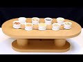 How To Make Rotating Dining Table From Cardboard!DIY Table