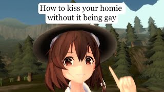 Sfmtouhou How To Kiss Your Homie Without It Being Gay