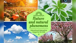 Nature and natural phenomens. Kids vocabulary - Learn English for kids - English educational video