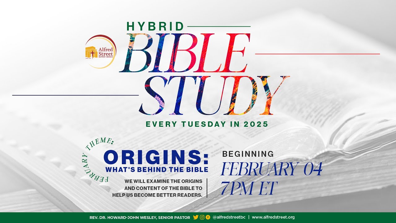 Alfred Street Baptist Church Bible Study: 2/24/2026