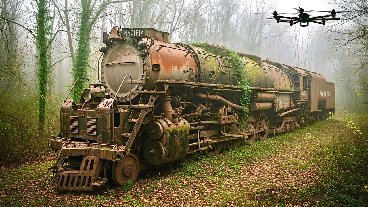 I Found 1941 ABANDONED in Forest? Restoring World's LARGEST Steam Train