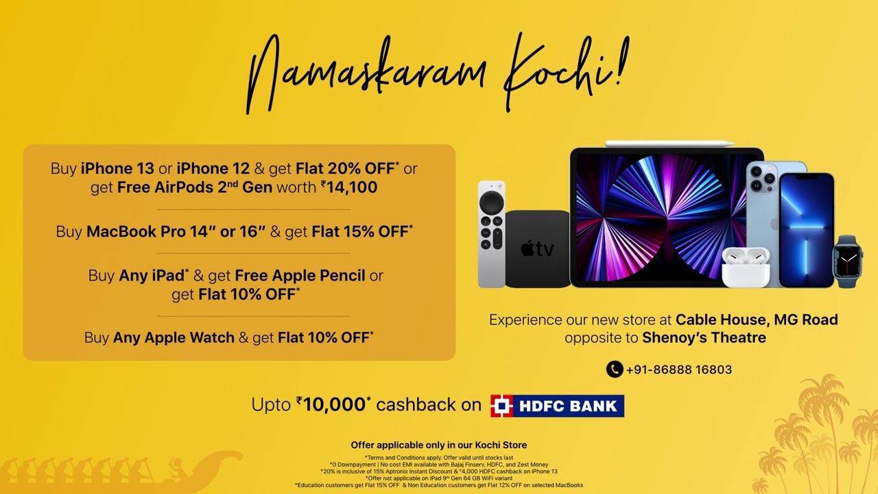 Launch of Aptronix new store in Kochi - Exclusive launch offers on Apple Products