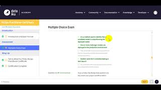 Dataiku MLOps Practitioner Certificate