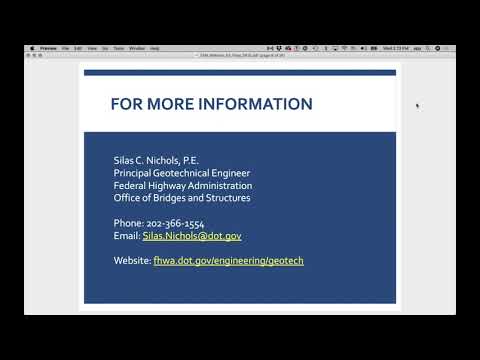 TAM Webinar 43: Geotechnical Assets and TAM