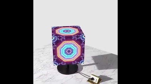 P2.5 Indoor&Outdoor 5-Faces Cube LED Display - WIFl Customized HD Effects & Dynamic Video Show