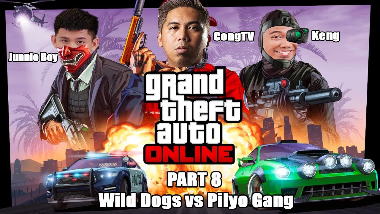 Wild Dogs with Og Baboy Vs Pilyo Gang | #congtv #bosskeng #junnieboy #gta #gta5 #trending #fyp