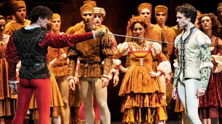 Sword fighting in Romeo and Juliet (The Royal Ball...