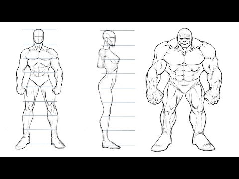 Video: How To Draw Comic Book Characters