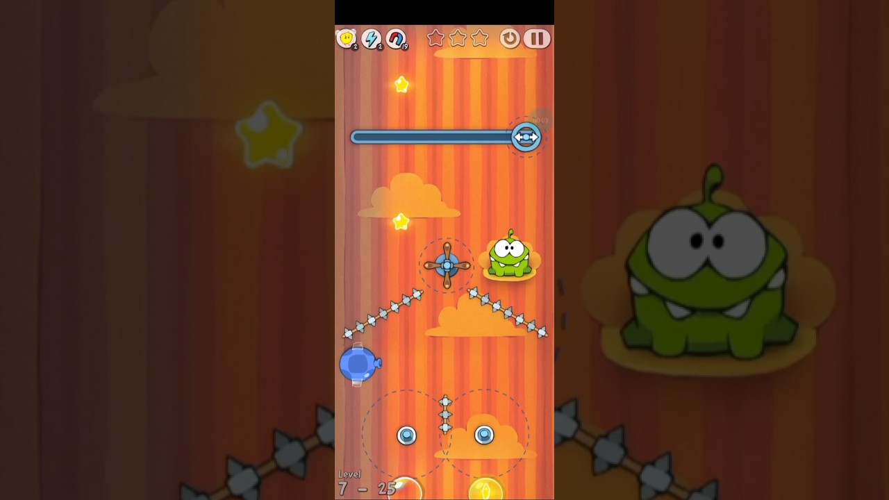Cut the rope gift box level 25 #puzzle #cuttherope #gaming #gameplay #walkthrough