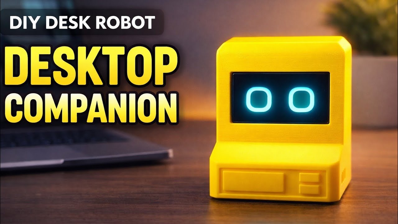 How to Build a DESKTOP COMPANION Robot | ESP32 S3 - YouTube