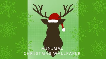 Minimal Christmas Wallpaper | Digital Art | Autodesk Sketchbook Mobile