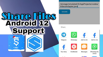 File Sharing App Tutorial - SAF support in sketchware #project #sketchware