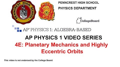 AP Physics 1 4E Circular motion Planetary Mechanics