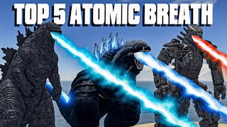 Top 5 Best Atomic Breaths | Roblox Kaiju Arisen