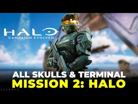 Mission 2 Halo Collectibles Guide - All Skulls and Terminal Location | Halo Campaign Evolved