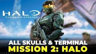 Mission 2 Halo Collectibles Guide - All Skulls and Terminal Location | Halo Campaign Evolved