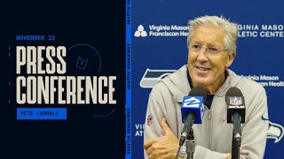 Pete Carroll: "It Feels Like Playoff Time" | Press Conference - November 22, 2023