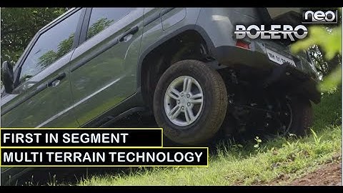 MULTI TERRAIN TECHNOLOGY MAHINDRA BOLERO NEO NEW 2021 MODEL