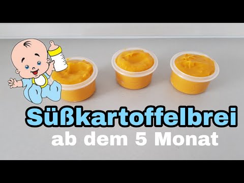 Süßkartoffelbrei ab dem 5 Monat, Monsieur Cuisine Connect,  Thermomix