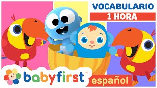 Primeras Palabras Para Bebes En Español Huevos Surpresas Con Larry 1 Hora Babyfirst Español
